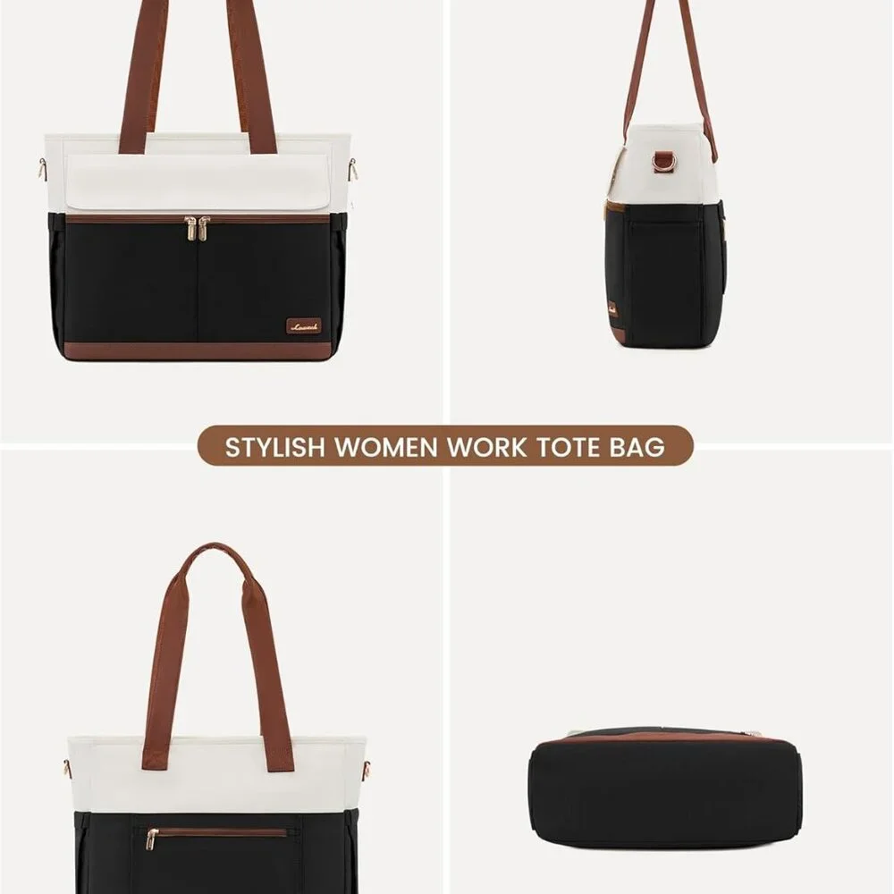 Versatile 15.6 Inch Women's Laptop Tote - Water-Resistant, Lightweight & Stylish - Picture 8 of 9